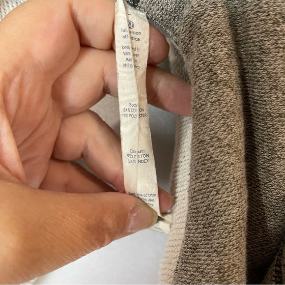 LULULEMON Women’s On The Daily Hoodie French Terry Heathered Gray Jacket Sz 6 - Picture 5 of 6